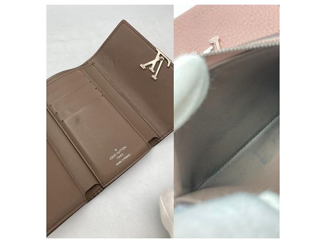 Cartera tríptico Louis Vuitton Portefeuille Capucines Rosa - vista 7