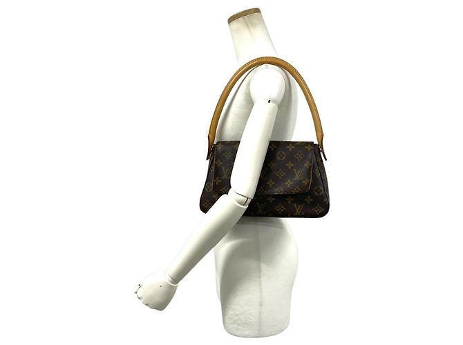 Louis Vuitton Mini Looping Schultertasche Braun - Ansicht 9