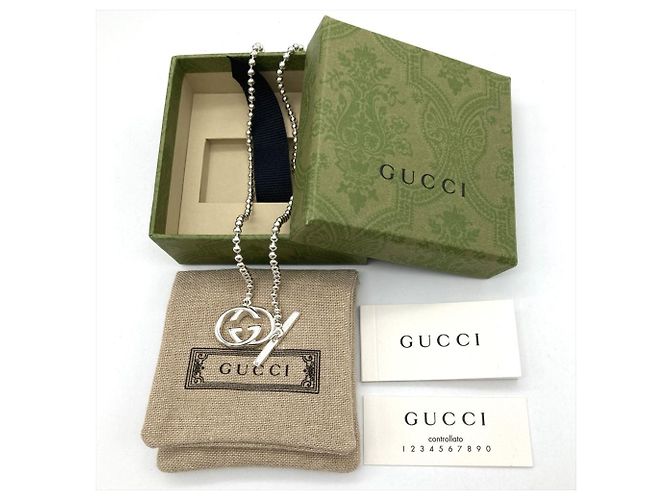 Gucci Interlocking G Kugelkette Silber - Ansicht 10