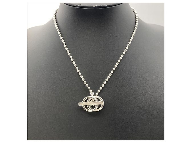 Gucci Interlocking G Kugelkette Silber - Ansicht 2