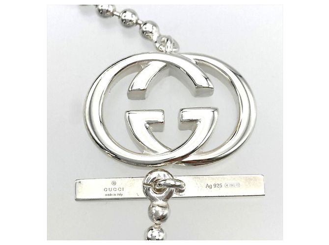 Gucci Interlocking G Kugelkette Silber - Ansicht 3