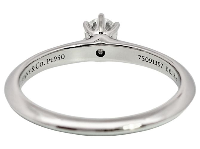 Tiffany & Co. Platin-Diamant-Ring - Ansicht 5