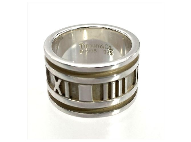 Tiffany & Co. Atlas Wide Band Ring Silber - Ansicht 2