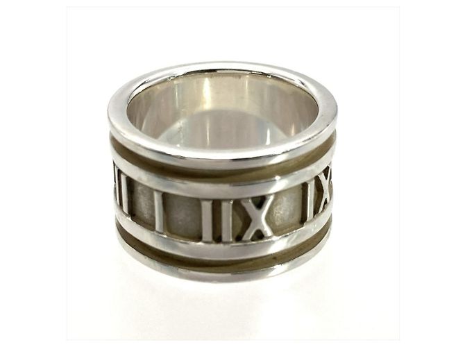 Tiffany & Co. Atlas Wide Band Ring Silber - Ansicht 3
