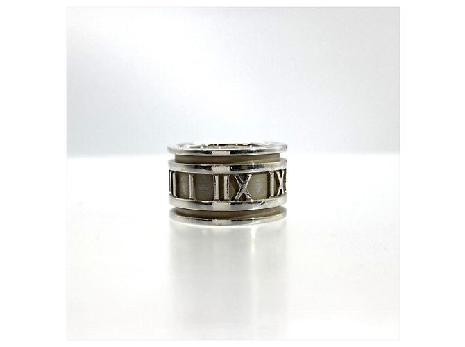 Tiffany & Co. Atlas Wide Band Ring Silber - Ansicht 4
