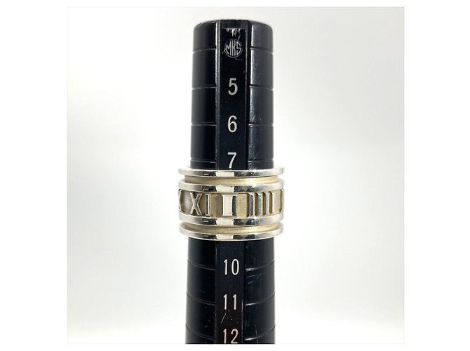 Tiffany & Co. Atlas Wide Band Ring Silber - Ansicht 7