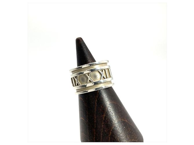 Tiffany & Co. Atlas Wide Band Ring Silber - Ansicht 8