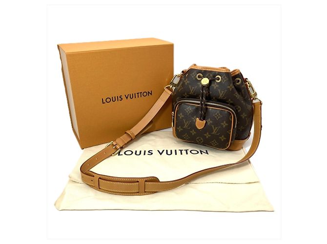 Borsa a Spalla Louis Vuitton Noe Cargo Marrone - vista 10