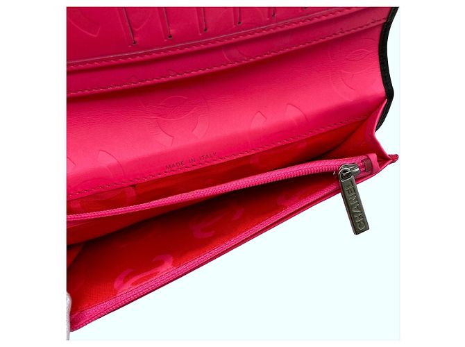 Chanel Coco Mark Cambon Line Long Wallet Schwarz - Ansicht 7