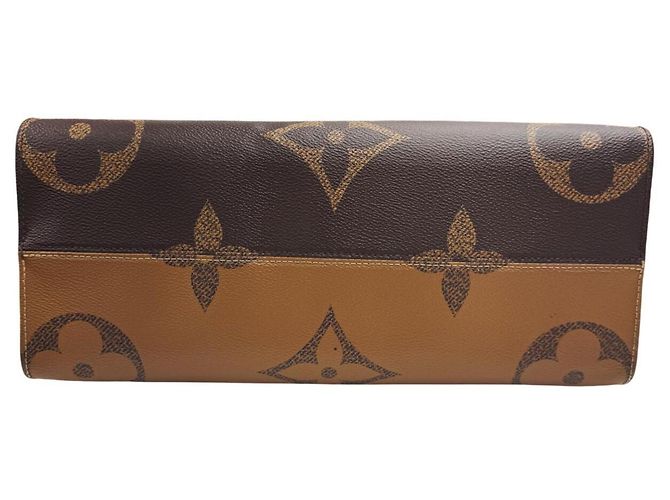 Borsa Tote Louis Vuitton OnTheGo MM Monogram Marrone - vista 5