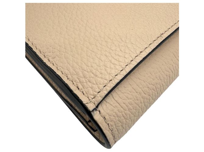 Portafoglio lungo in pelle beige Chloé - vista 10
