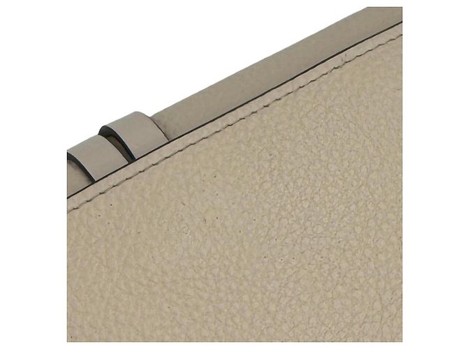Portafoglio lungo in pelle beige Chloé - vista 12