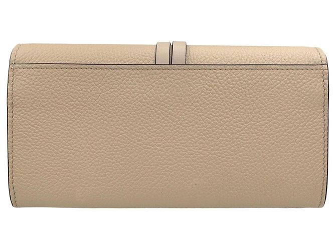 Portafoglio lungo in pelle beige Chloé - vista 2