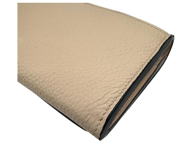 Portafoglio lungo in pelle beige Chloé - vista 5