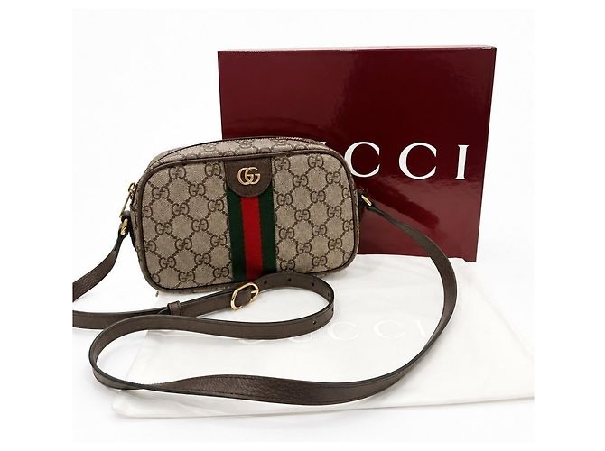 Borsa a Spalla GUCCI Ophidia Beige - vista 10