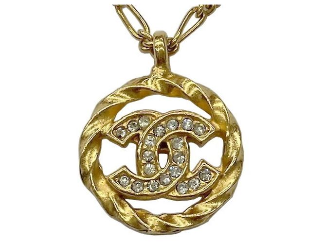Collana tonda con logo Coco di Chanel D'oro - vista 2