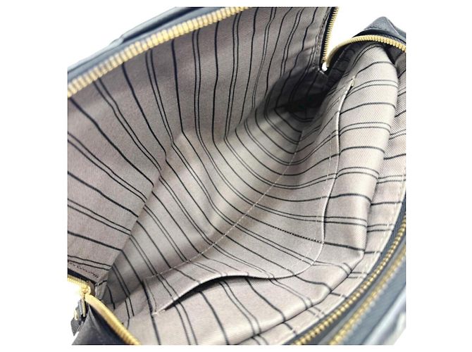 Borsa Louis Vuitton Monogram Empreinte Mare MM Nero - vista 13