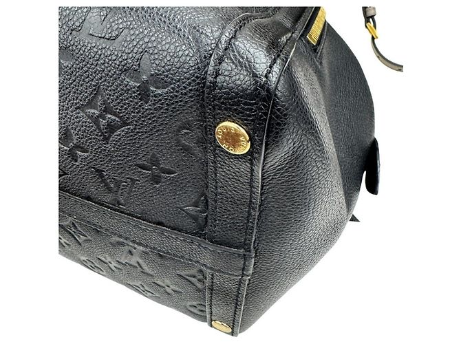 Borsa Louis Vuitton Monogram Empreinte Mare MM Nero - vista 7