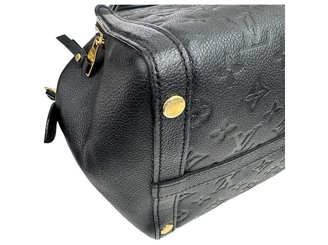 Borsa Louis Vuitton Monogram Empreinte Mare MM Nero - vista 8