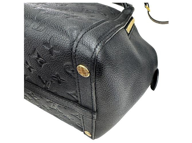 Borsa Louis Vuitton Monogram Empreinte Mare MM Nero - vista 9