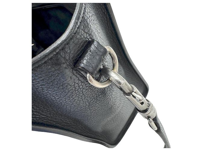 Céline Borsa a tracolla CELINE Luggage Nano Shopper in pelle nera Nero - view 13