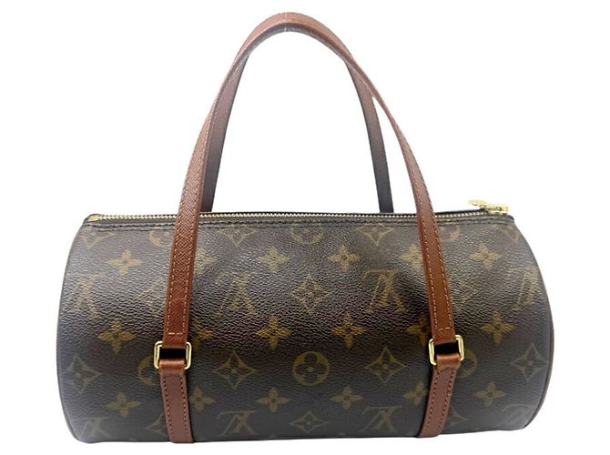 Borsa Louis Vuitton Monogram Papillon 26 Marrone - vista 2