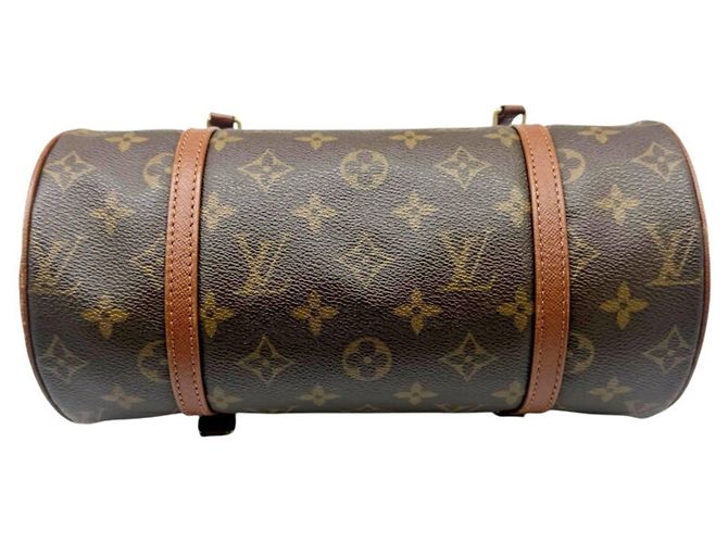 Borsa Louis Vuitton Monogram Papillon 26 Marrone - vista 5