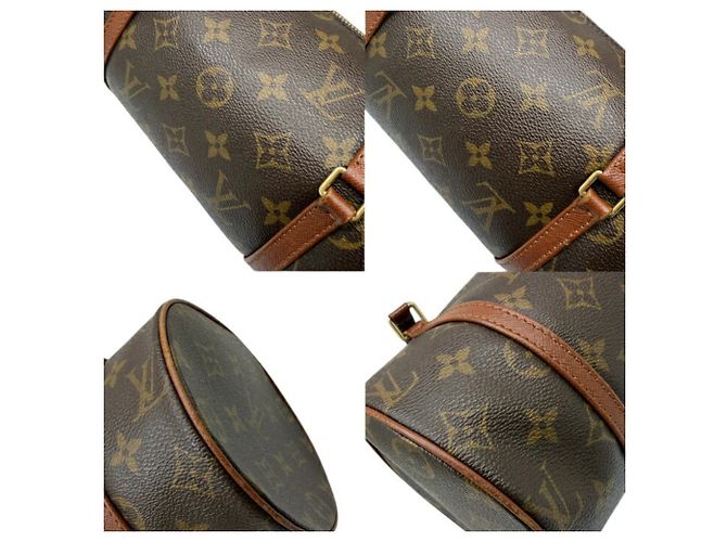 Borsa Louis Vuitton Monogram Papillon 26 Marrone - vista 6