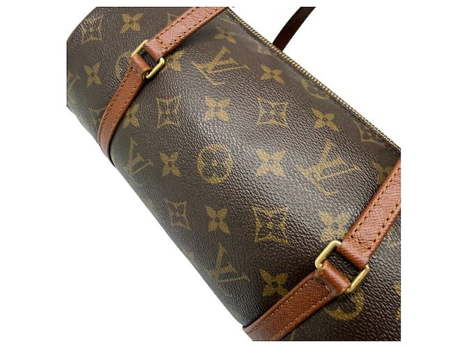 Borsa Louis Vuitton Monogram Papillon 26 Marrone - vista 7