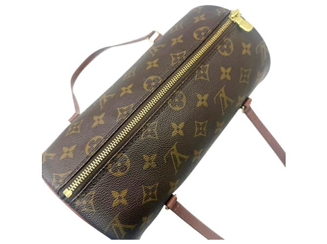 Borsa Louis Vuitton Monogram Papillon 26 Marrone - vista 8