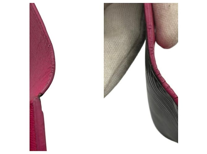 Cartera larga Sarah Epi Louis Vuitton Negro Rosa - vista 9