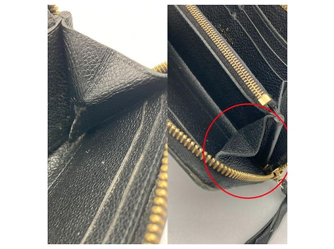 Cartera larga Louis Vuitton Monogram Empreinte Negro - vista 9