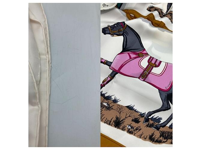 Hermès Lenço Triangle Géant HERMES Multicor - vista 6