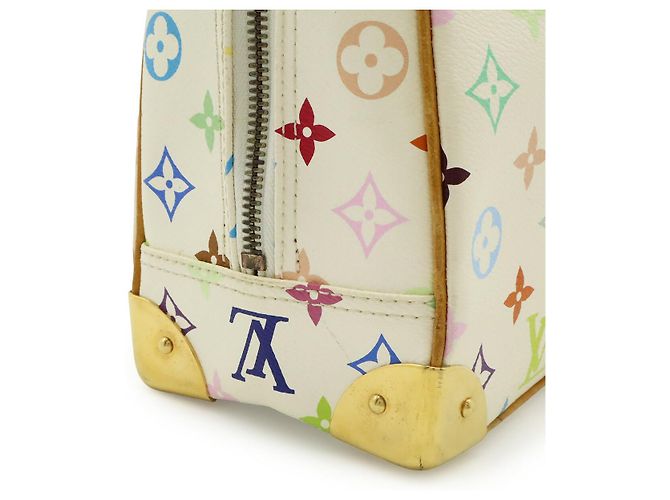 Borsa Louis Vuitton Monogram Trouville Bianco - vista 8