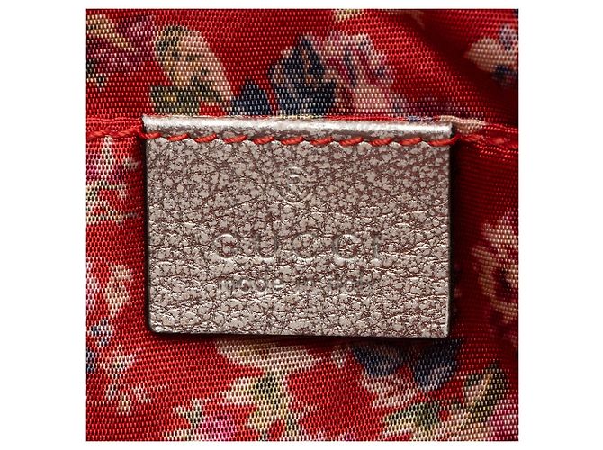 Gucci Metallic Quilted Leather Web Trapuntata Small Shoulder Bag Silvery - view 8