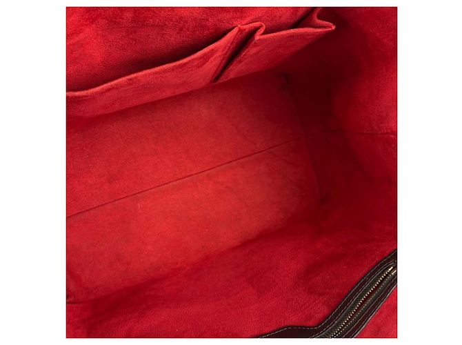 Organizer Borsa a tracolla tote Louis Vuitton Hampstead PM Damier Ebene Marrone - vista 7