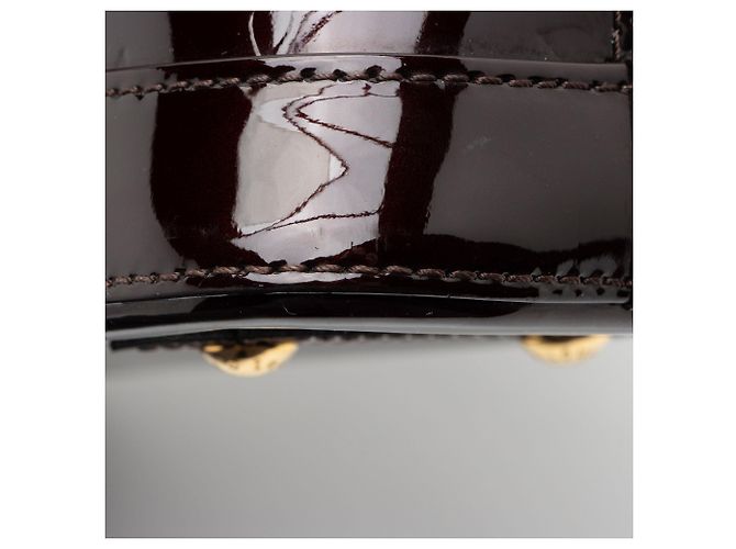Louis Vuitton Monogram Vernis Alma BB Satchel Rot - Ansicht 10
