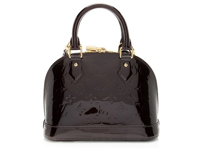 Louis Vuitton Monogram Vernis Alma BB Satchel Rot - Ansicht 3
