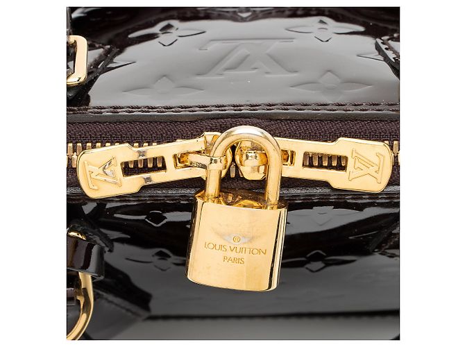 Louis Vuitton Monogram Vernis Alma BB Satchel Rot - Ansicht 9