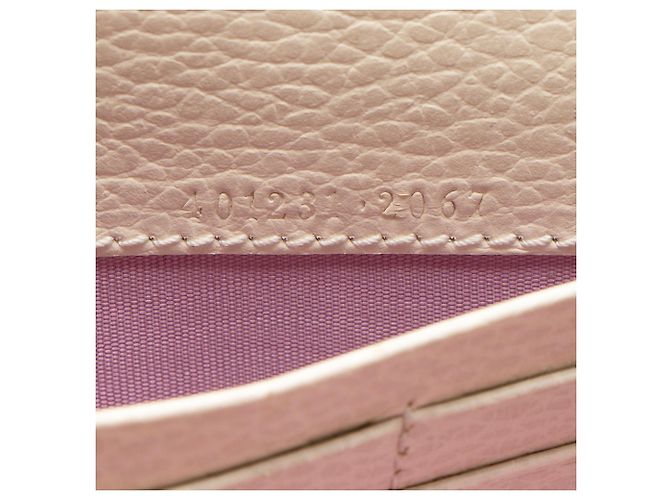 Portafoglio con catena Dionysus in pelle e cristalli Gucci Bianco - vista 6