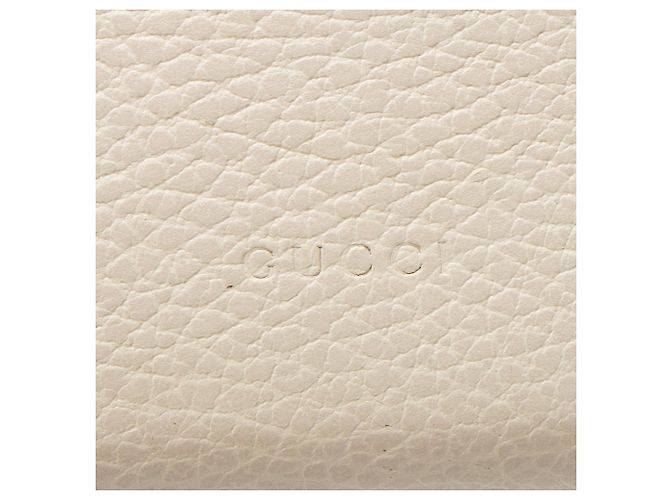 Portafoglio con catena Dionysus in pelle e cristalli Gucci Bianco - vista 9