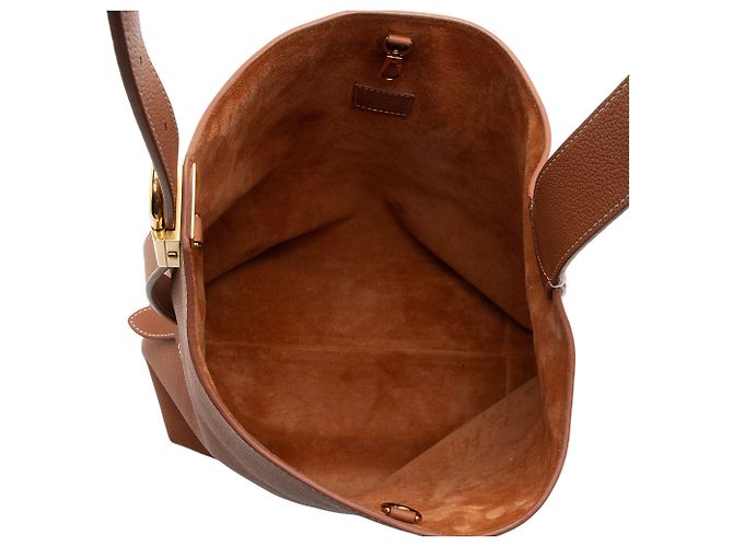 Hobo Low Key MM in pelle di vitello Louis Vuitton Marrone - vista 6
