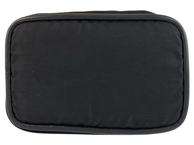 Céline Borsa Tote Celine Vintage in Nylon e Pelle Nero - vista 9