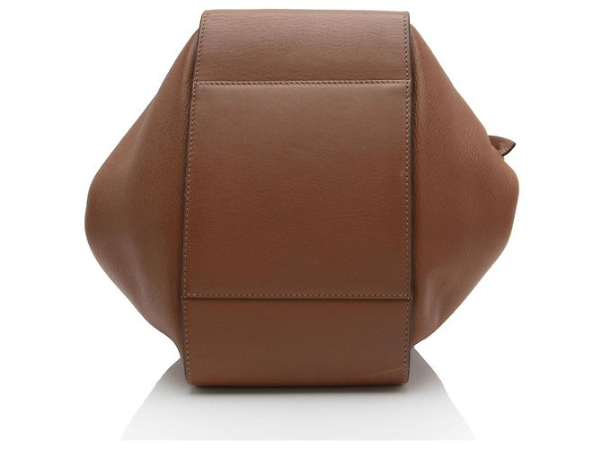 Borsa Hammock Compact in pelle di vitello Loewe Marrone - vista 4