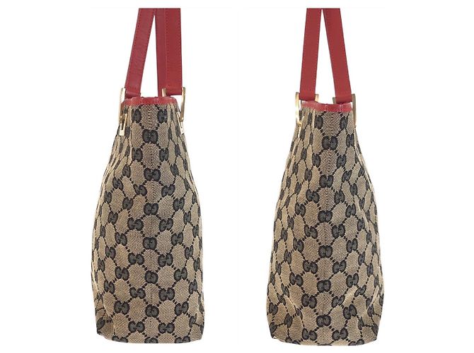 Borsa Tote Gucci GG Canvas Blu - vista 7