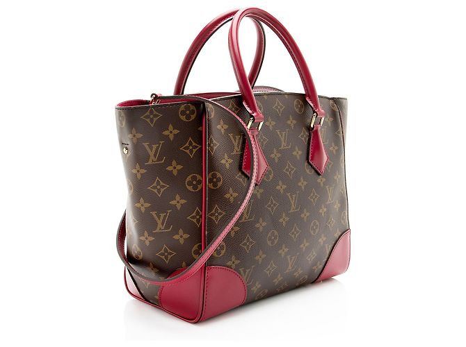 Borsa Louis Vuitton Monogram Canvas Phenix MM Marrone - vista 2