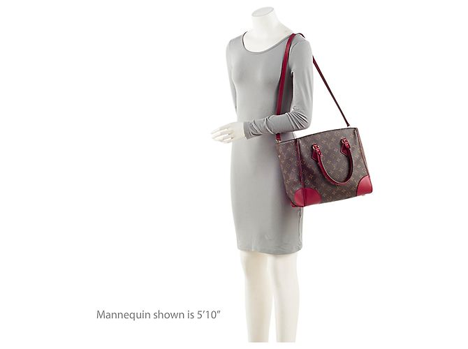 Borsa Louis Vuitton Monogram Canvas Phenix MM Marrone - vista 5