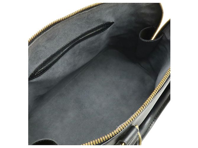 Borsa Louis Vuitton in pelle Epi Alma Nero - vista 6