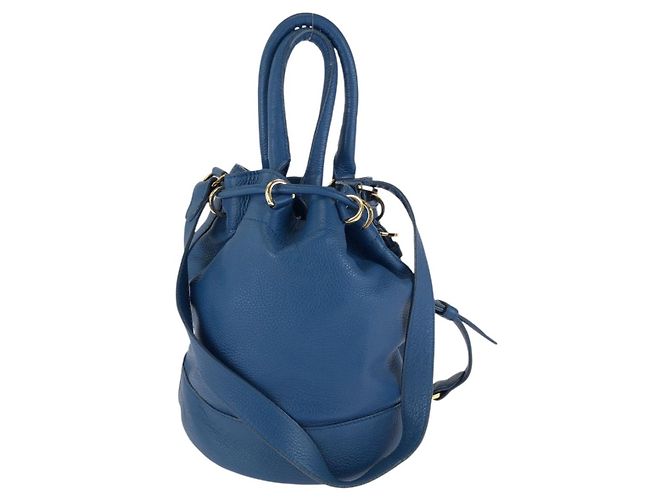 Chloé Bolso de mano 2way de cuero con doble borla Chloe Azul - vista 2