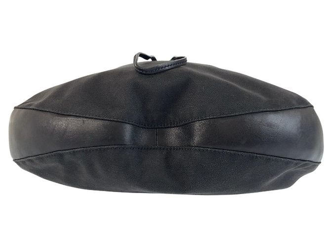Borsa Hobo a Spalla in Nylon e Pelle Gucci Nero - vista 10